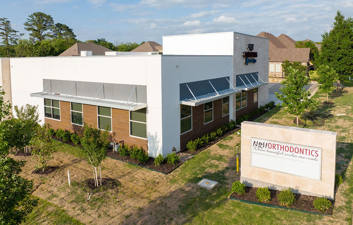 The NRH Orthodontics office building in North Richland Hills, TX